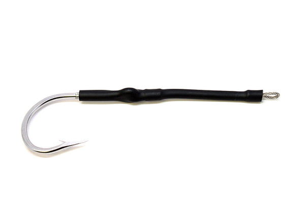 J&M Tackle Single Stiff 9/0 7691S Stainless Southern Tuna Hook Rig