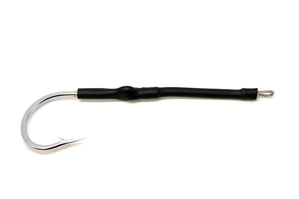 J&M Tackle Single Stiff 10/0 7691S Stainless Southern Tuna Hook Rig