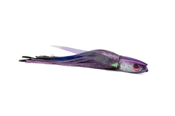 aloha fishing lures 6" Poke Disco Fish Ice Blue - Hawaiian Trolling Lure Aloha Medium Ninja