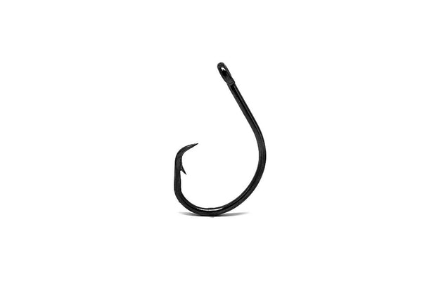 Eagle Claw L2045-18/0 Big Game Heavy Circle, Black Pearl 10 Pk.
