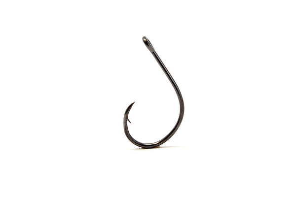 Eagle Claw L197BK-2/0 Lazer Offset Circle Hook, Black - 50PK