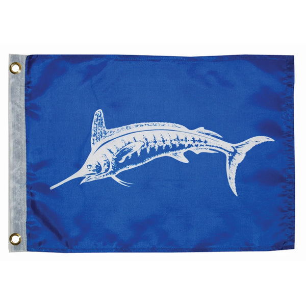 Taylor 3018 Flag-White Marlin 12 X 18