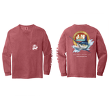 J & M Logo Full Color Pigment Dyed Long Sleeve w/ Pocket