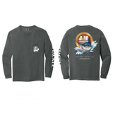J & M Logo Full Color Pigment Dyed Long Sleeve w/ Pocket