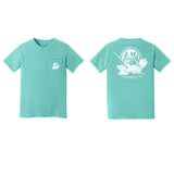 J & M Tackle CC 6030 Logo Pig-Dyed SS T w/Pocket