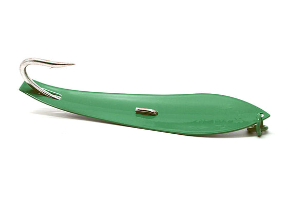 Huntington Drone Spoon, 3-1/2, Green/Yellow Flash – J&M Tackle