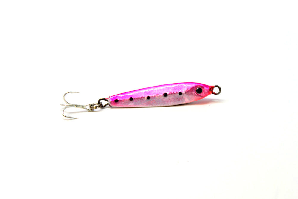 Sea Striker Jig Fish, 1/2 oz., Pink/Silver – J&M Tackle