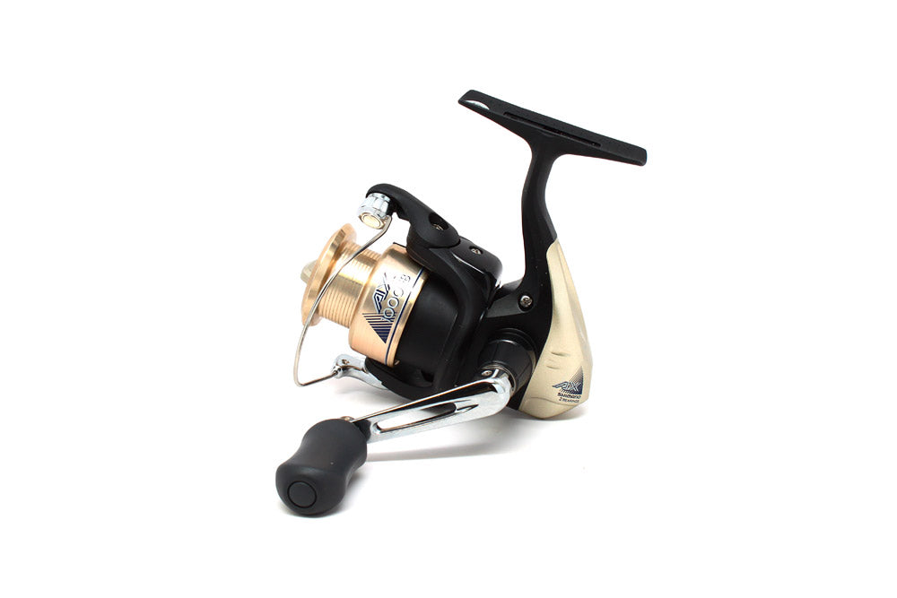 Shimano AX Spinning Reel 1000 Reel Size, 5.2:1 Gear Ratio, 25 Retrieve  Rate, Ambidextrous, Clam Package