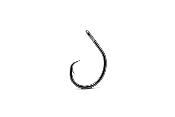 Mustad 39950NP-BN, 8/0, 3X Non-Offset Circle, Black Nickel - 6PK