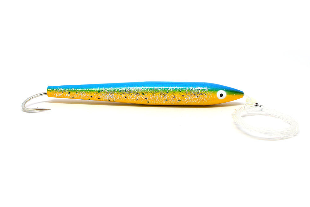 Sea Striker Cedar Plug, Rigged, Dorado, 8"