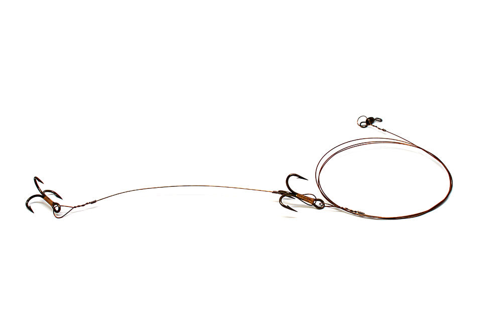 Boone Live Bait Rig, 2-#4 Treble Hook, 2 Pk. – J&M Tackle
