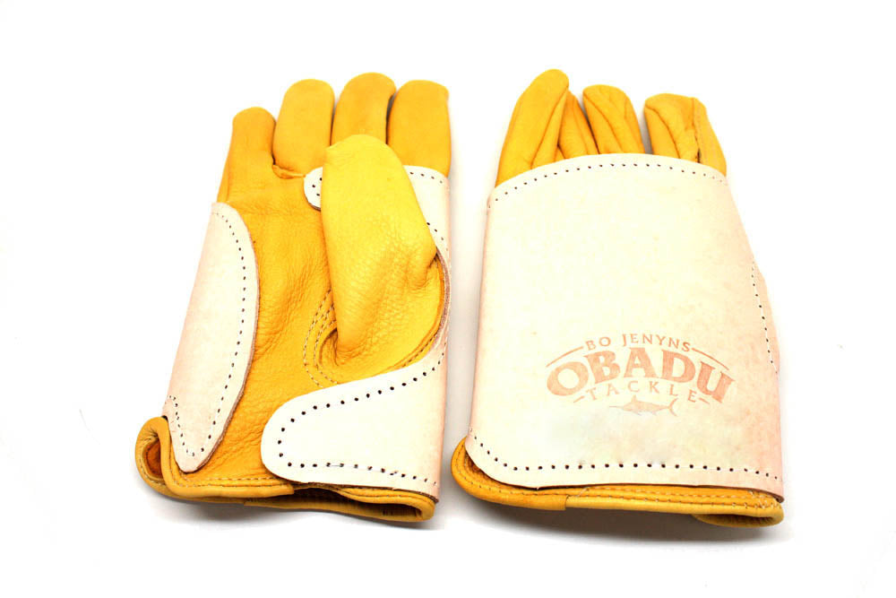 Obadu Medium Weight 100% Leather Wiring Gloves