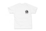 J&M Tackle Logo T-Shirt - Full Color Logo on White Short Sleeve