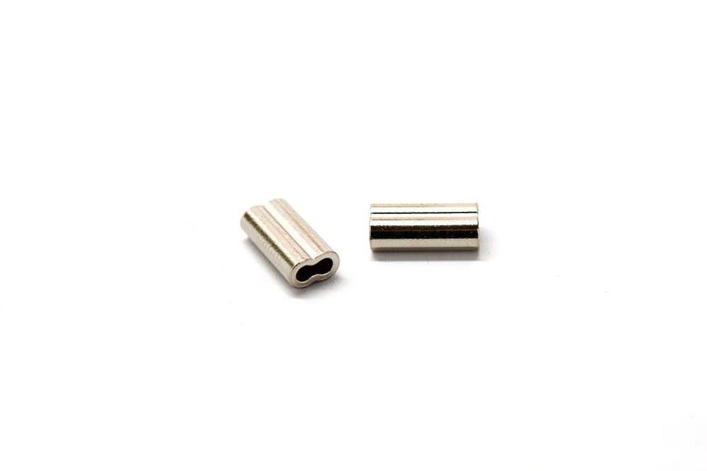 Nickel-plated Copper Double Sleeves, 1.6mm, 130/150 lb.