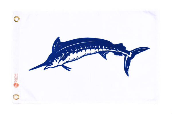 Taylor Flag - Blue Marlin 12 X 18