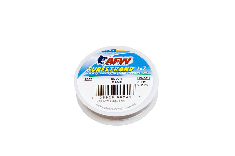 AFW Surfstrand Wire 40# 1x7 30'