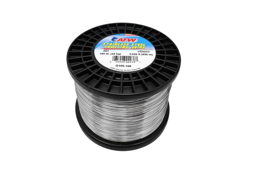 American Fishing Wire Stainless Trolling Wire 100# Approx 10lbs – J&M Tackle American Fishing Wire Stainless Trolling Wire 100# Approx 10lbs – J&M Tackle