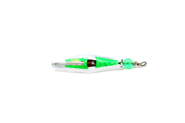 Clarkspoon #0 Chrome/Green Flash Scale