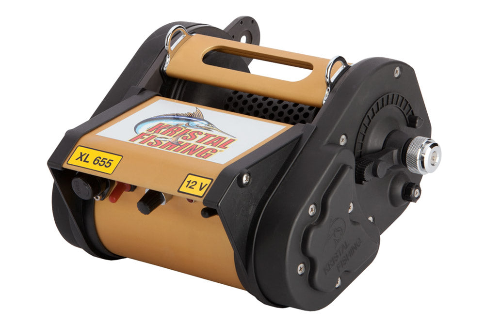 Kristal XL655 12 Volt Variable Speed Electric Reel J&M Tackle Kristal XL655 12 Volt Variable Speed Electric Reel J&M Tackle