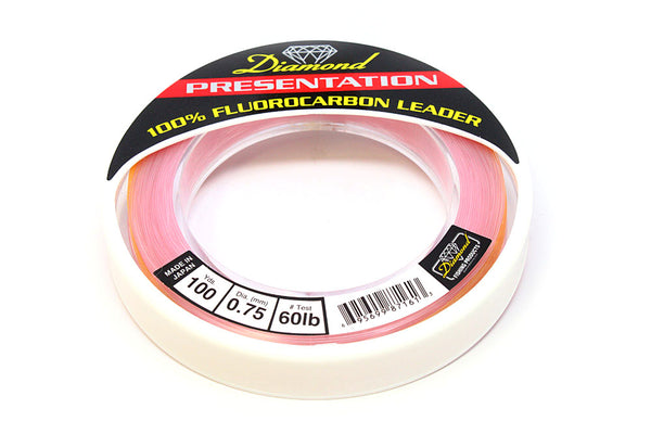 Diamond Fluorocarbon, 60 lb., 100 yds., Pink