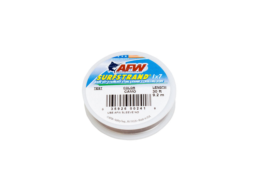 AFW Surfstrand Wire 20# 1x7 30'